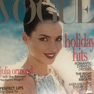 Vogue December 1995 Julia Ormond Like New!